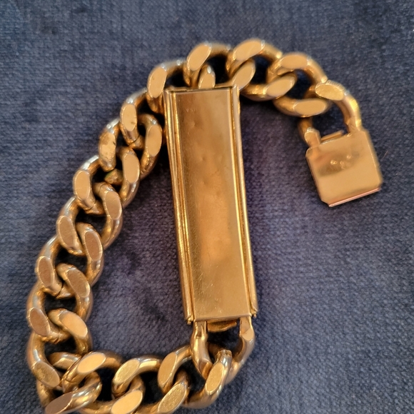 Vintage Speidel ID Bracelet "DANNY" ~ Gold Tone ~ 1980s(?) ~ Unisex ~ Retro! - Picture 4 of 13